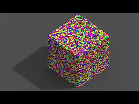 Random Colors In MagicaVoxel