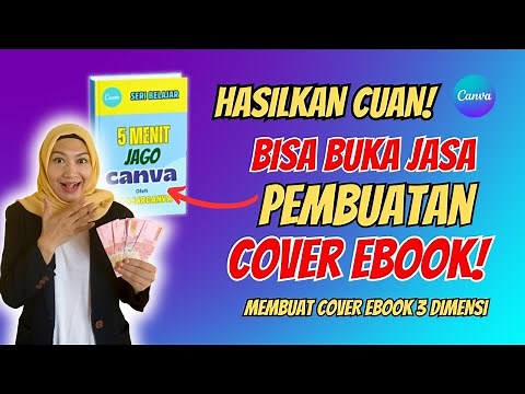 CARA MEMBUAT COVER EBOOK 3 DIMENSI DI CANVA!