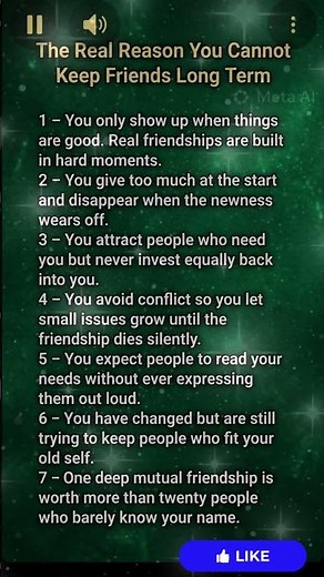Why You Cannot Keep Friends Long Term Real Reason #psychologyfacts #humanbehavior #viral
