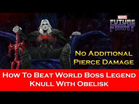 How To Beat World Boss Legend Knull Guide - Marvel Future Fight - F2P