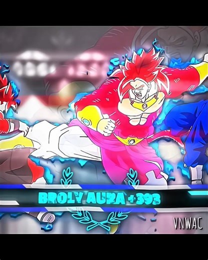 Broly is indirectly fighting 4 SAIYANS ☠️ #broly #vegito #goku #vegeta #dbs