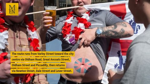 Manchester St George’s Day parade route details