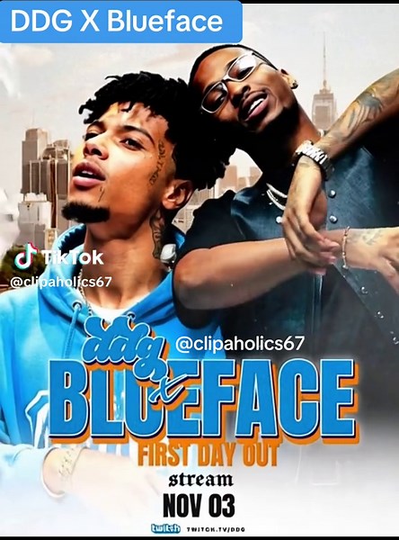 Tune in Blue face release stream with DDG tonight