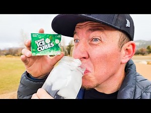 Mint Gum and Ice water Challenge!?!