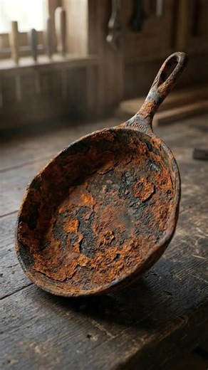 Transforming Heavy Rusty Tools Into Masterpieces