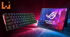 ROG公布新ROG Cetra RGB耳机，ROG Falchion键盘和ROG Strix XG16便携式屏幕！