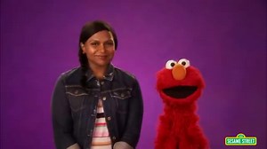 Mindy Kaling Dances With Elmo on Sesame Street