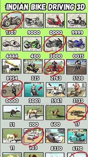 Indian bike driving 3d All new cheat codes #ibd3d #indianbikedriving3d #gaming
