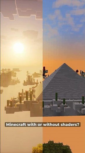 Minecraft with or without shaders? (Minecraft Skyblock Building)