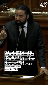 Rep. Bamberg spoke in the SC statehouse Wednesday on an amendment to a DEI funding cut bill. The amendment sought to prevent the possible ban on discussing DEI in Universities as the state planned to cut funding for designated DEI programs. #dei #sc #wpde #bamberg #universities #college #education | WPDE ABC15