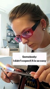 10K views · 205 reactions | Crafting glass jewelry may seem easy, but...