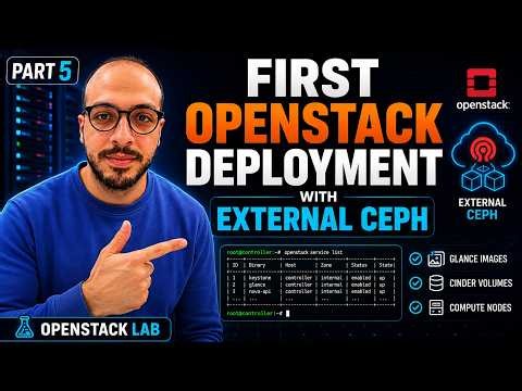 First OpenStack Deploy & External Ceph Integration | OpenStack Lab Part 5
