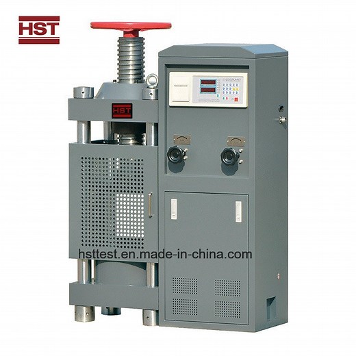 [Hot Item] Yes-2000 Digital Display Hydraulic Power Compression Testing Machine