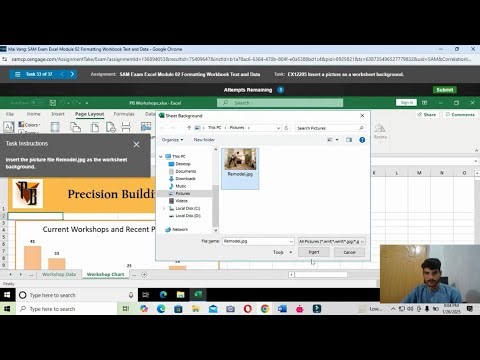 Sam Exam Excel Module 2 Formatting Workbook Text and Data