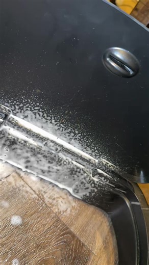 Cleaning my trashcan lid #trash #clean #trashcan