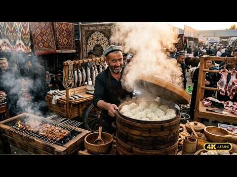 China-Kazakhstan Border Bazaar: Uyghur Cuisine and Daily Life