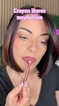CRAYON A LÈVRES MAYBELLINE ❤️ #viralvideo #makeup #makeuptutorial