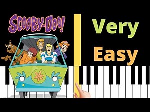 Scooby Doo - Where Are You Theme | VERY EASY Piano Tutorial