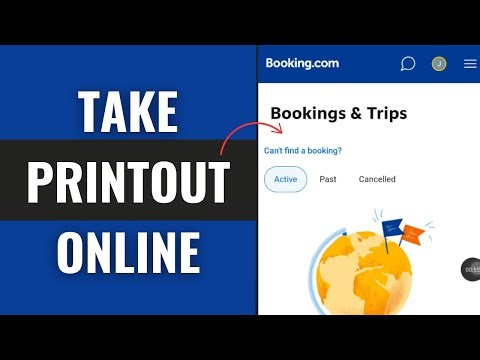 How to Take Print Out on Booking.com 2025?