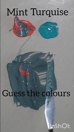 Mint vs Turquoise | Color Meaning, Difference & Aesthetic #shorts #colors #ShahedColorMix #mint