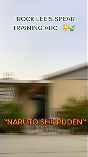 Rock Lee's Taijutsu Training with Spear - Naruto Shippuden