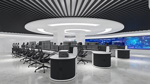 [Hot Item] 911 Dispatch Public Safety Console Communications Service Center Operator Console Desk Furniture