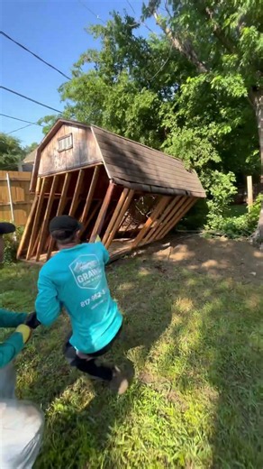 It never stood a chance 💥#sheddemo #demolition #junkremoval