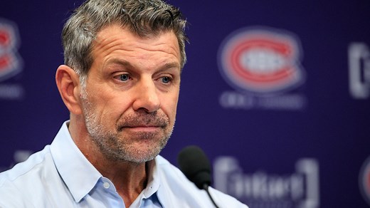 Marc Bergevin émotif en parlant de Gallagher