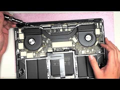 13" inch MacBook Pro A1706 Late 2016 Disassembly LCD Screen Replacement Repair