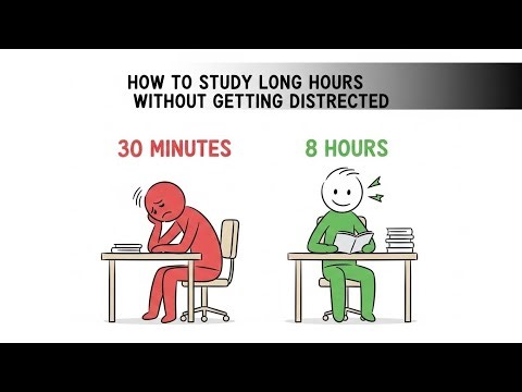 How to study long hours without getting distracted | Learn Tips |
