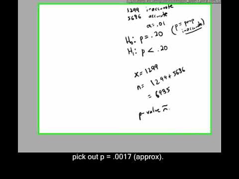 TI-83/84 - 1PropZTest: Hypothesis Test a Claim About Proportion
