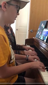 12 reactions | Have your friend or family member play the left hand while you play the right, and you're playing a duet! That simple. These two are looking super cool playing in sync together on Tarantella from Unit 9. We love it! Buy the sheet music here: https://www.hoffmanacademy.com/store/browse?searchString=tarantella?utm_source=social&utm_medium=fb&utm_campaign=store&utm_content=tarantella | Hoffman Academy | Facebook