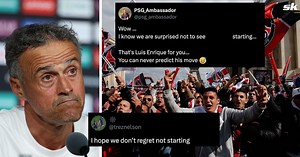 “Hope we don’t regret”, “That’s Luis Enrique for you” - PSG fans worried about 28-year-old not being in starting line-up vs Bayern in CWC quarterfinal