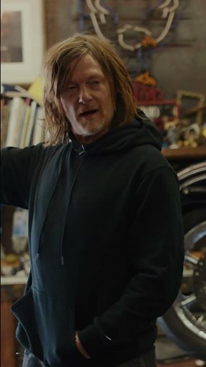 Norman Reedus Picks Up His New Motorcycle | #Shorts