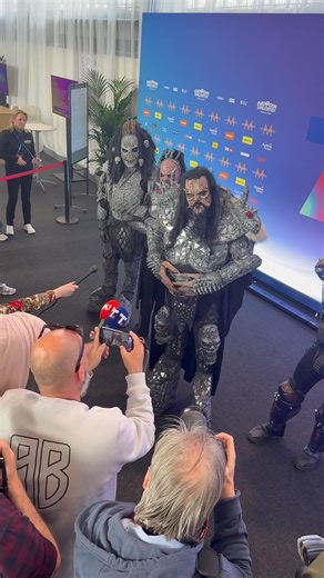 👾 Eurovision LEGENDS Lordi meeting fans and media at EUROVISION 2026! 🇫🇮