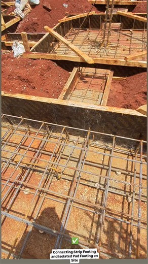 How to Correctly Connect Strip and Isolated Pad Footing for Monolithic Construction on Site Captured in the images is an active site in Gitaru🇰🇪 We are an Engineering and Project Management Firm. We bring together an exemplary team of construction professionals with vast experience in the built environment to deliver any design and build project brief. We partner with quantity surveyors, engineers, architects, project managers and contractors to guarantee optimum actualization of every project