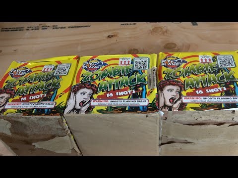 Zombie Attack 16 shot 200g cake by Pyro Planet