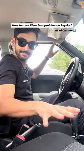 Dr. Panshul Chopra on Instagram: "🚤💧Key Concepts in River-Boat Problems: 1. Boat Velocity (V₍b₎): Speed of the boat in still water 2. River Velocity (V₍r₎): Speed of river (current/stream) 3. Relative Velocity: Velocity of boat w.r.t. ground = Boat velocity + or - River velocity • Add if going downstream (with river) • Subtract if going upstream (against river) 📘Common Cases & Formulas: 1. Downstream (with current): • Net velocity = Vb+Vr 2. Upstream (against current): • Net velocity = Vb−Vr