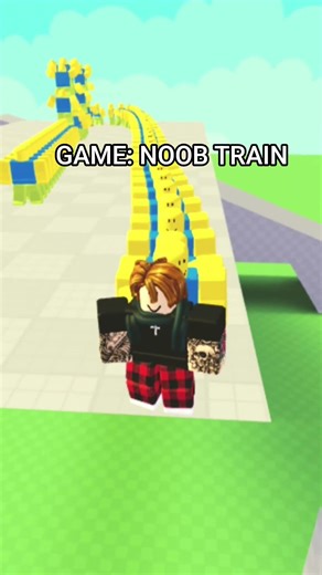 noob train in Roblox 🤣 l fab_h4x l Roblox #viral #robloxfunny