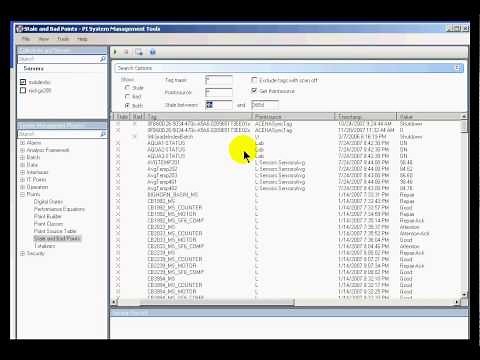 OSIsoft: Troubleshooting tag configuration and interface problems. v3.4.375