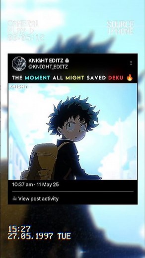 All Might Saved Deku 😳🔥 | My Hero Academia | #myheroacademia #mha #deku #allmight #edit