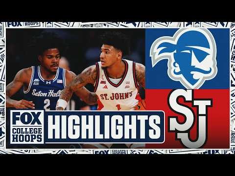 Seton Hall Pirates vs. Saint John’s Red Storm Big East Tournament Highlights 🏀 FOX College Hoops