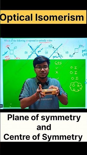 Optical Isomerism || POS and COS#chemistry #ytshorts #youtubeshorts #youtube