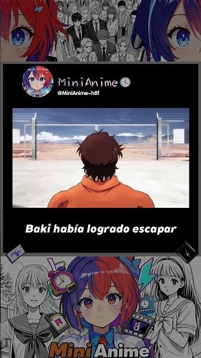 🚪💥 Baki defies prison and challenges Oliva 🏍️⚡ #anime