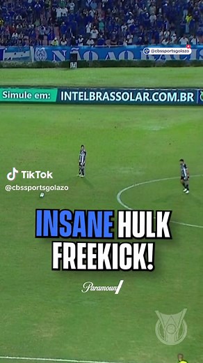 An audacious free kick from Hulk 🤯🇧🇷 #football #soccer #brazil #hulk #golazo