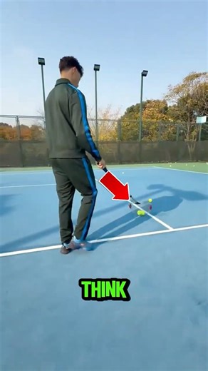 The relentless tennis ball collector #sports #tennis #respect