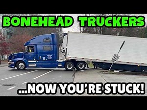 Foreign Truck Driver Stuck Cuz He Can't Read English | Bonehead Truckers of the Week
