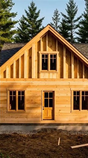 Colorado Mountain Chalet#mountaincabin #timberchalet #buildtimelapse