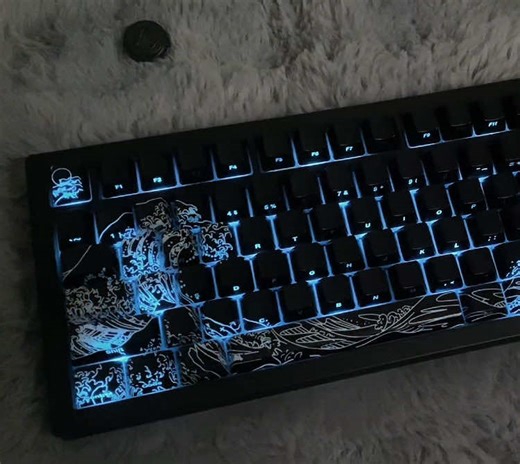 Sleek, Powerful, Ready for night raids!🖤😎☠️🎮#keyboard #viral #zh870 #zornher #foryoulage #fyp #typ #foryou #customkeyboard #cool #mechanicalkeyboard #trending #game #fypシ #zornher #asmr #fypシ゚viral #foryoupage #trend