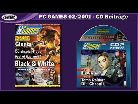 PC Games 02/2001 Heft-CD mit Wiggles, Black & White, Patrizier 2, Startopia, No One Lives Forever
